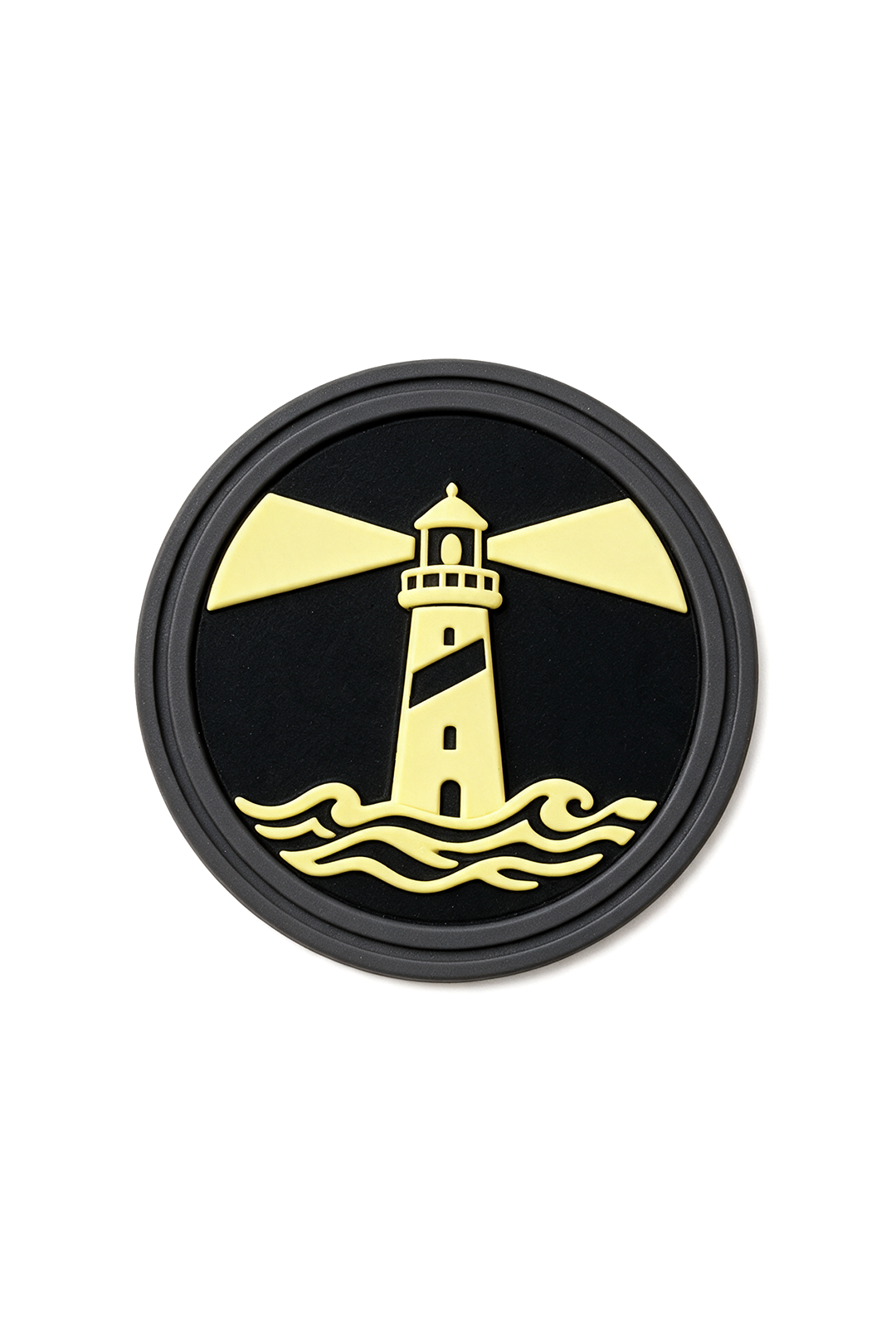 Купить шеврон ПВХ круглый рельефный 6х6 см "Lighthouse"