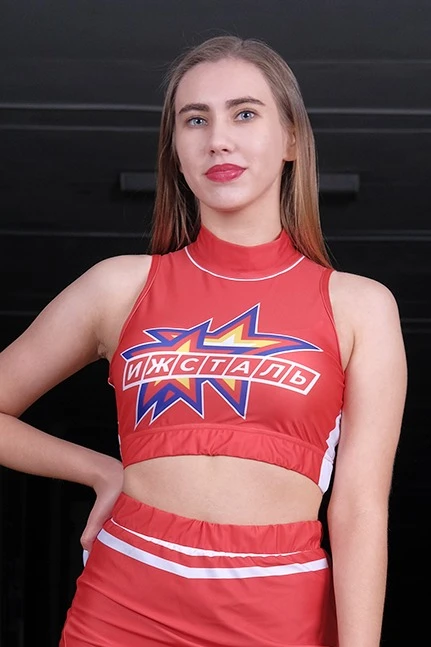 Топ Симоне женский с полной запечаткой "Izhstal"#2