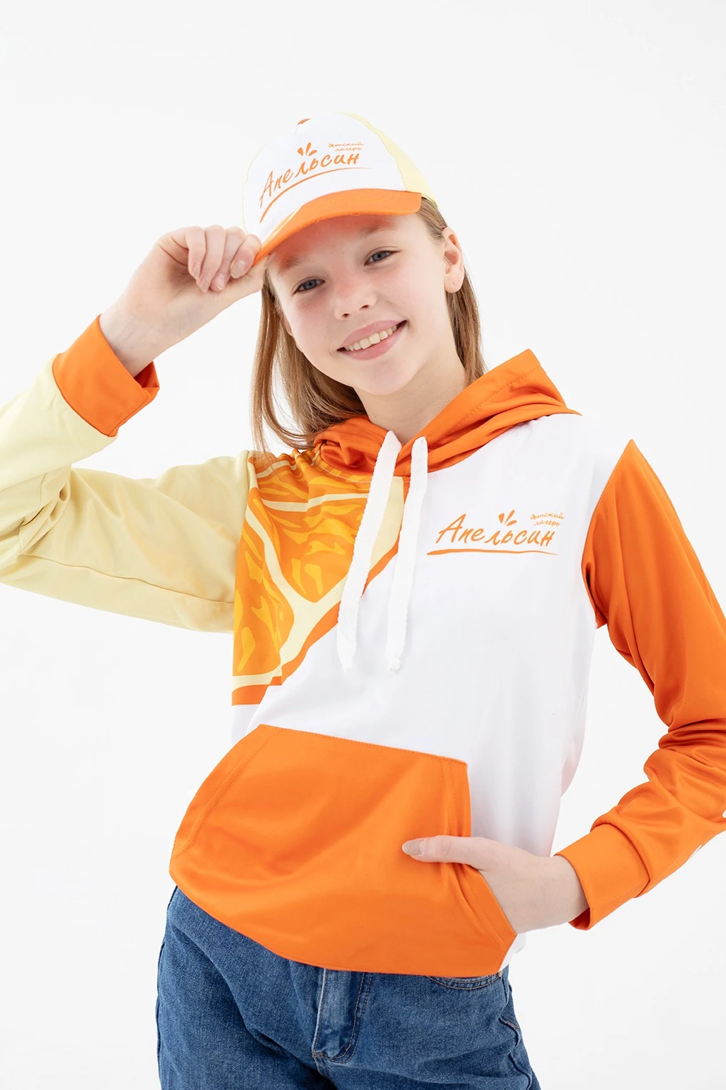 Купить бейсболку Стандарт детская "Апельсин"