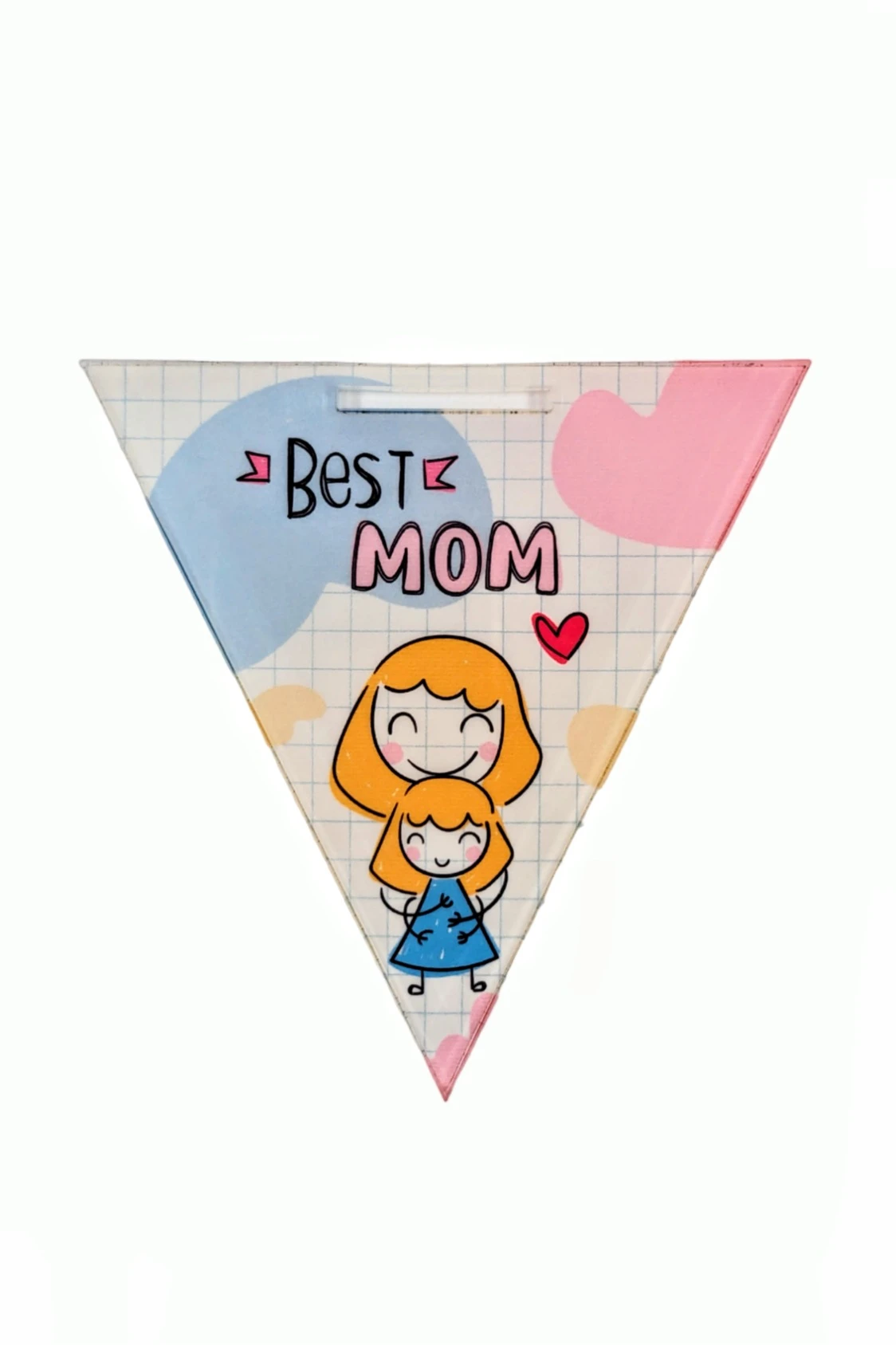 Купить медаль из акрила Треугольник 80 мм с печатью