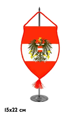 Купить вымпел щит печатный из атласа со шнуром, 15х22 см Купить вымпел щит печатный из атласа со шнуром, 15х22 см