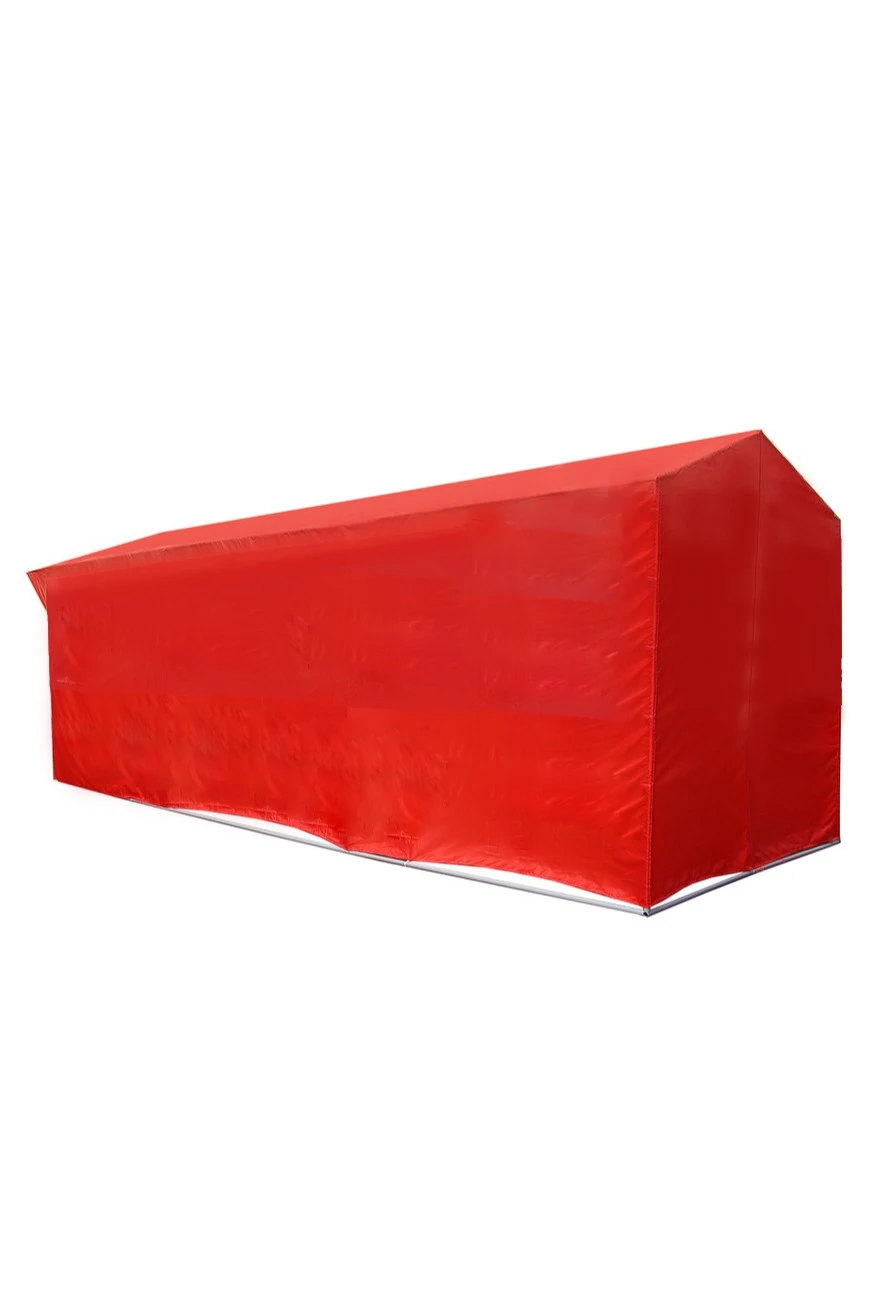 Палатка для промоакций и торговли однотонная (с козырьком) 2х6 м#3