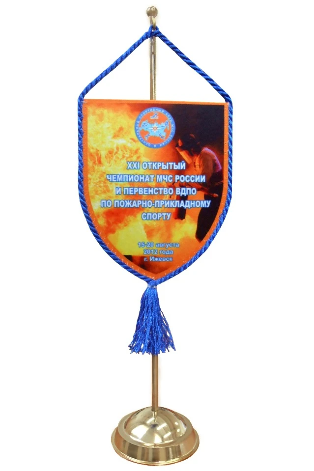 Подставка пластиковая для вымпела под золото#2