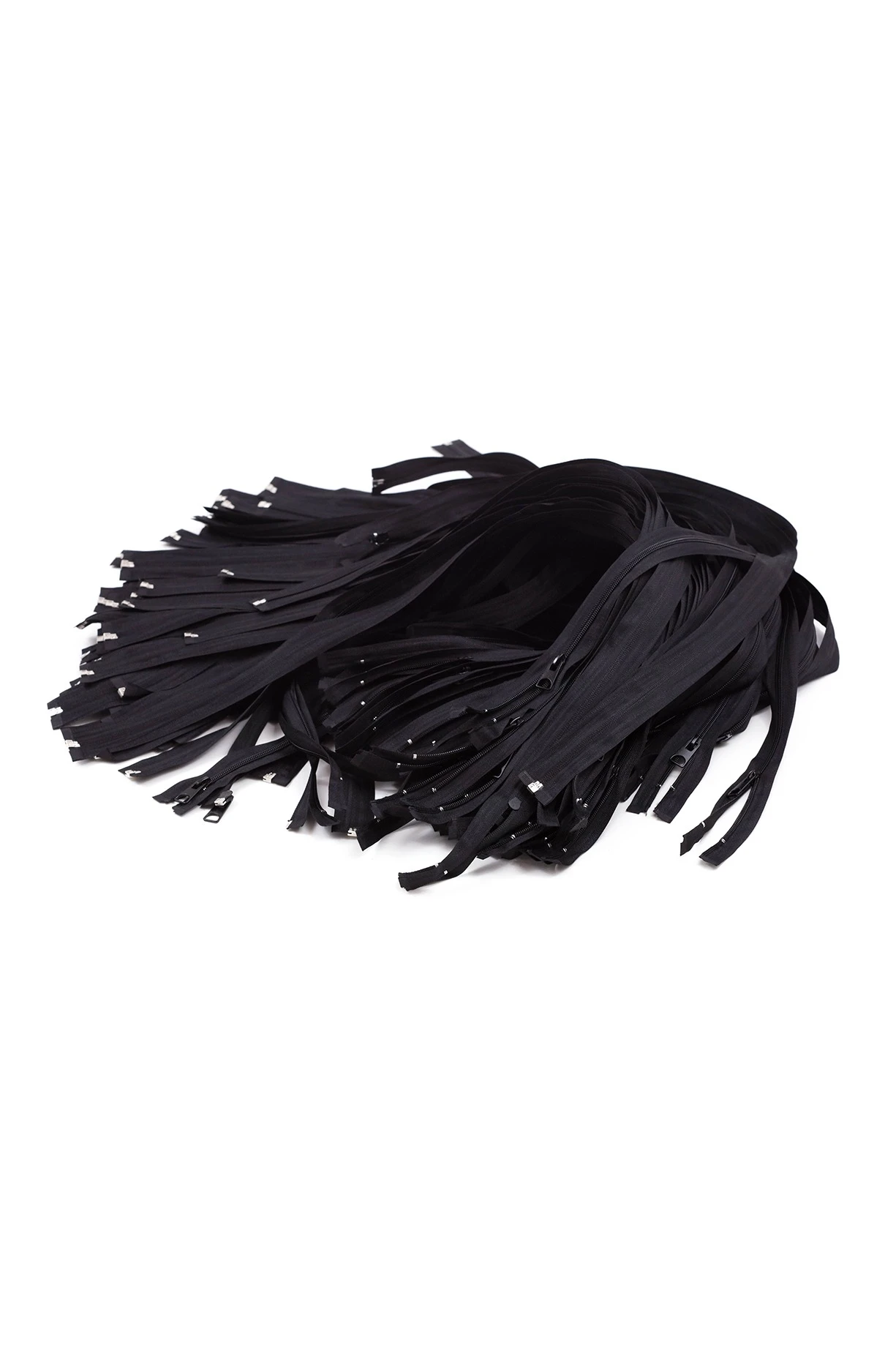 Молния спиральная разъемная 40 см, тип 5, черная#2