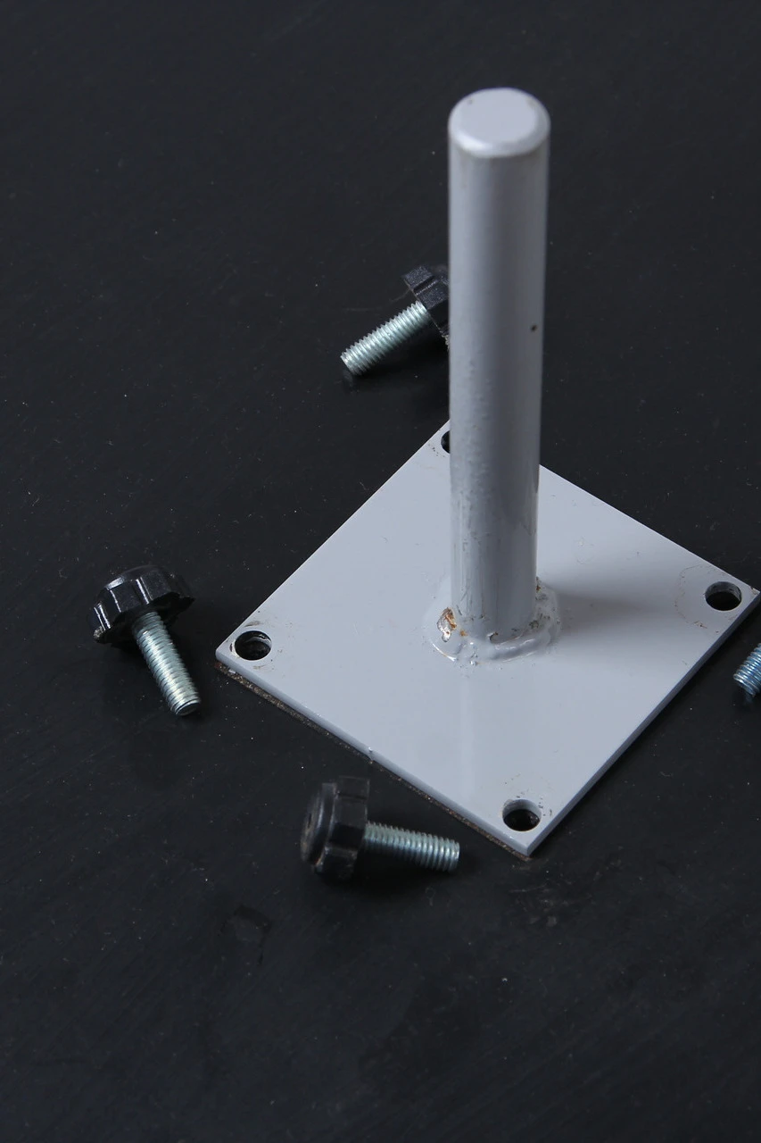 Основание Квадрат 52х52 см из резины разборный для трубы d 20 мм#5