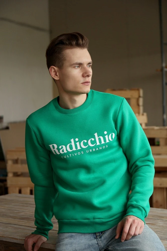 Свитшот Тревис из футера унисекс, однотонная "Radicchio"#4 Свитшот Тревис из футера унисекс, однотонная "Radicchio"#4