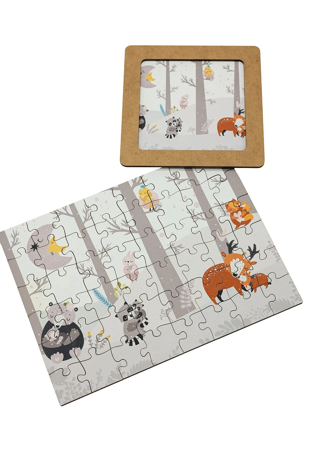 Пазл деревянный с нанесением, А5 (60 элементов)#2