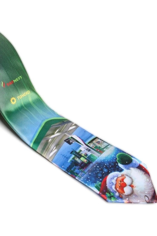 Купить галстук Классика мужской "Дед Мороз"