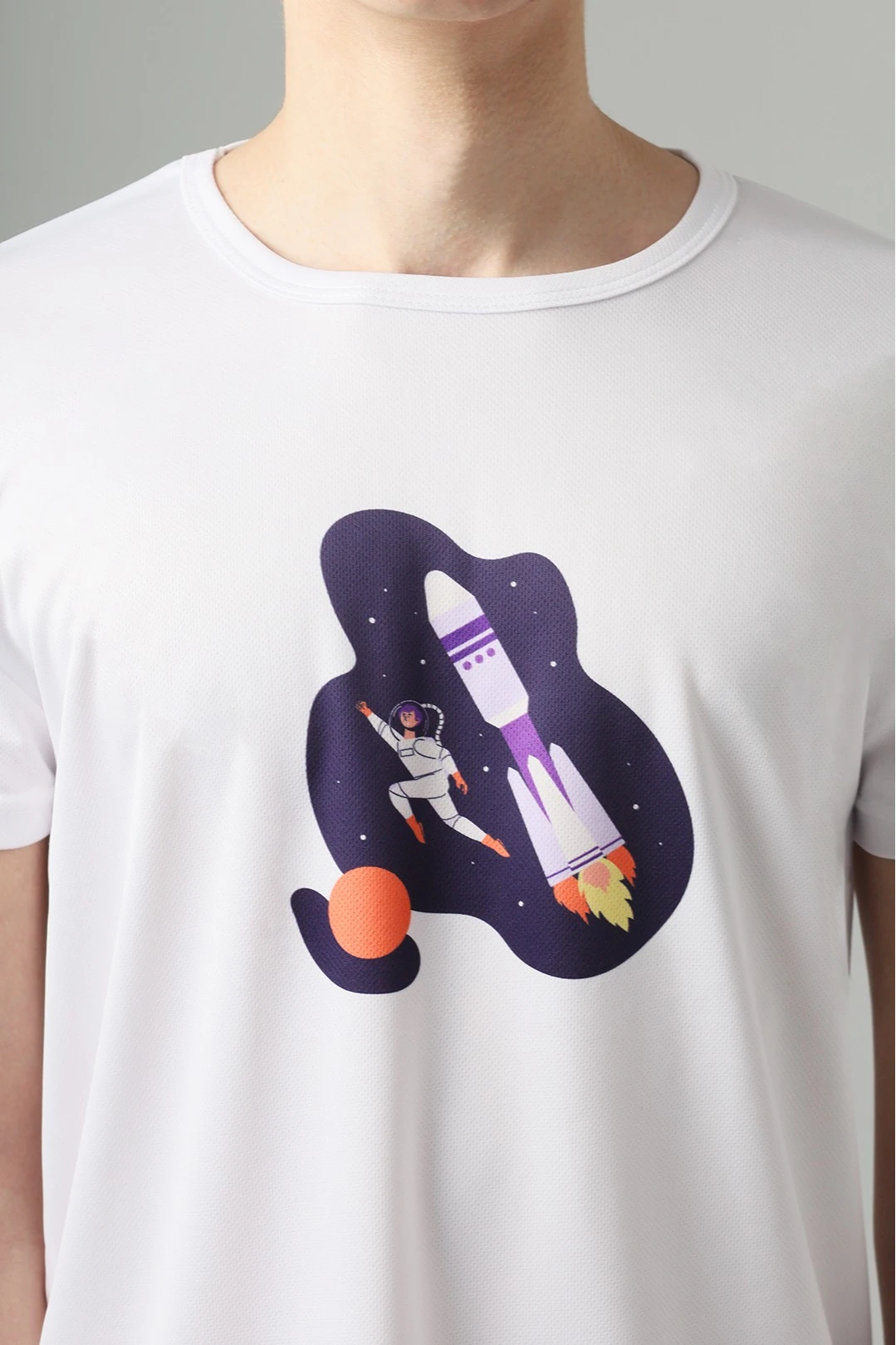 Купить футболку Джелл однотонную (ложная сетка)