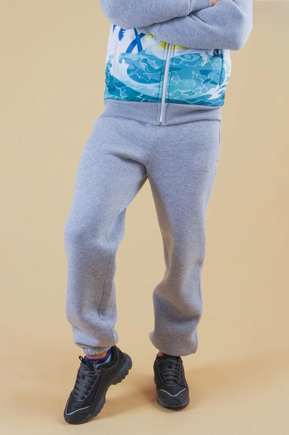 Спортивный костюм Кроссфит из футера унисекс, с частичной запечаткой "Hawaii"#1