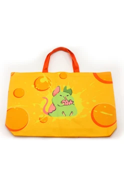 Купить сумку Комби из греты 45х35х10 см, печать с двух сторон "Hamster cheese"