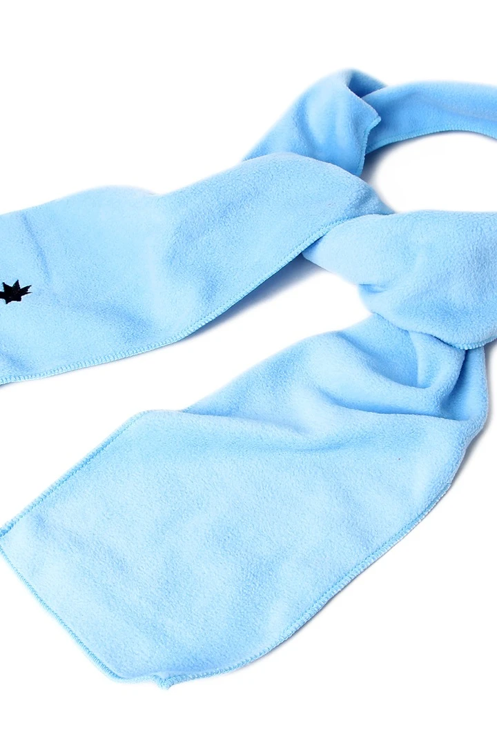 Шарф флисовый однослойный 15х150 см, однотонный  "Karamas-Pelga"#3