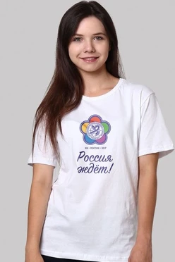 Купить футболку Лайт унисекс "Россия ждет"