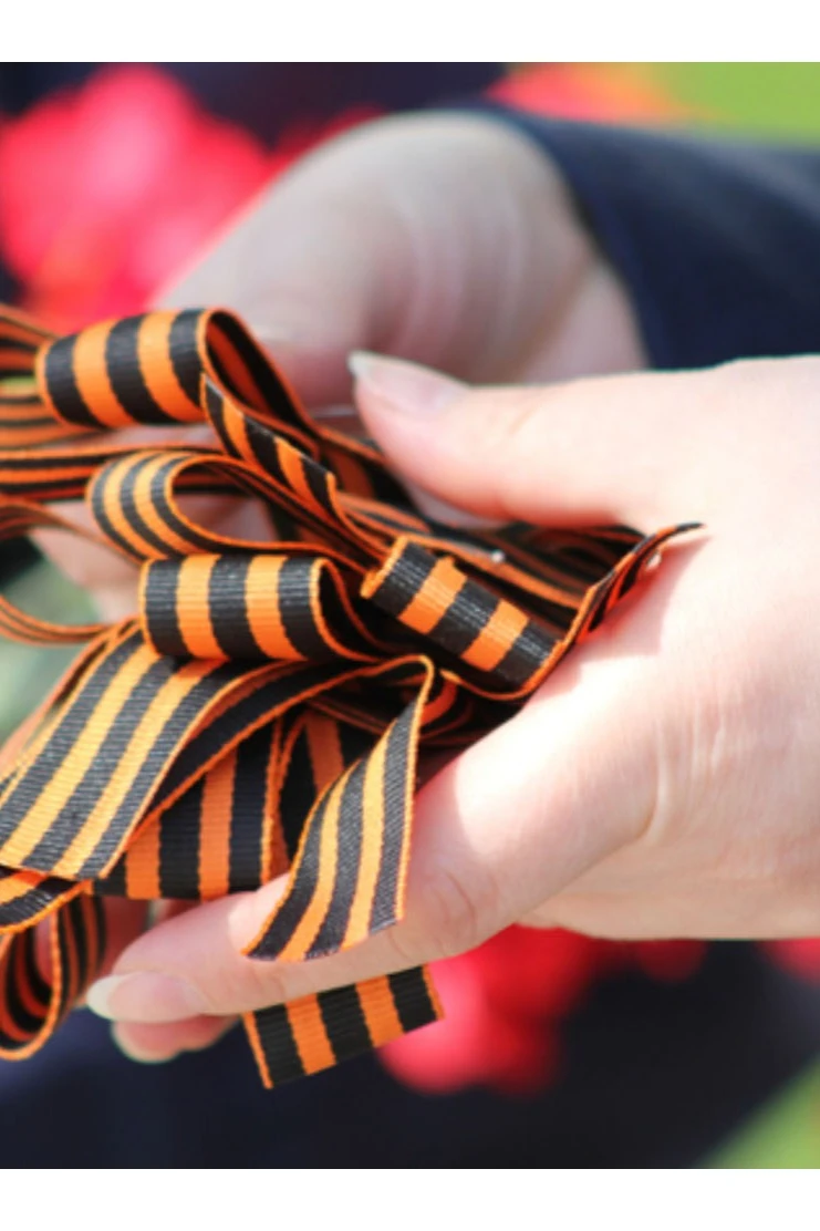 Лента георгиевская шириной 2,4 см, длина 30 см#3