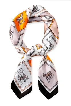 Купить косынку Шарлотта 60х60х90 см, с полной запечаткой "Horse"