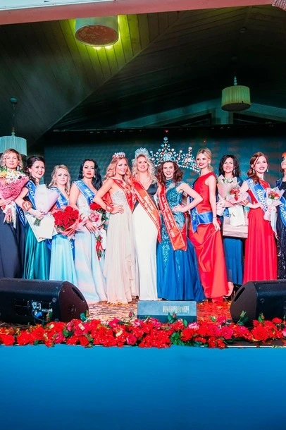 Купить нагрудную ленту с полноцветной печатью 15х200 см "Мисс 2018"