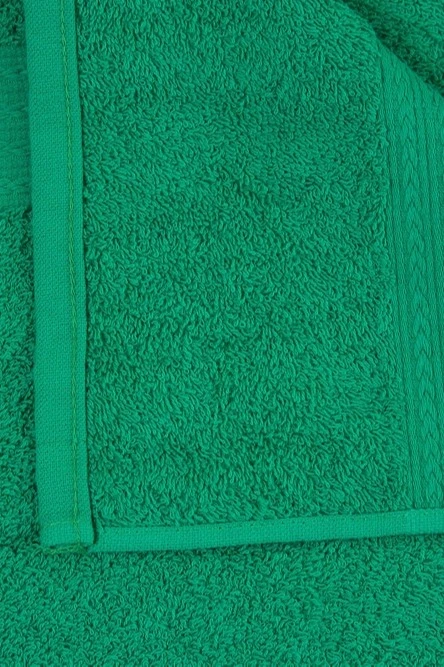 Полотенце махровое 70х140 см (Ituma), однотонное ярко-зеленое#5