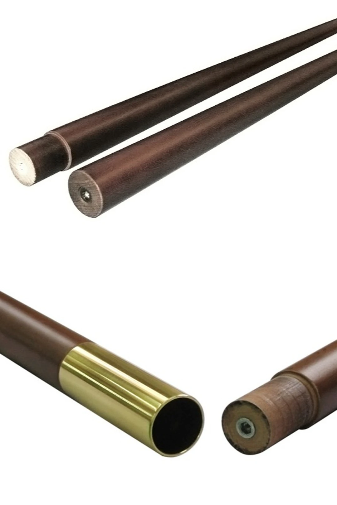 Подставка деревянная с основанием Блин (бук) 3 штока 2,5 м#3