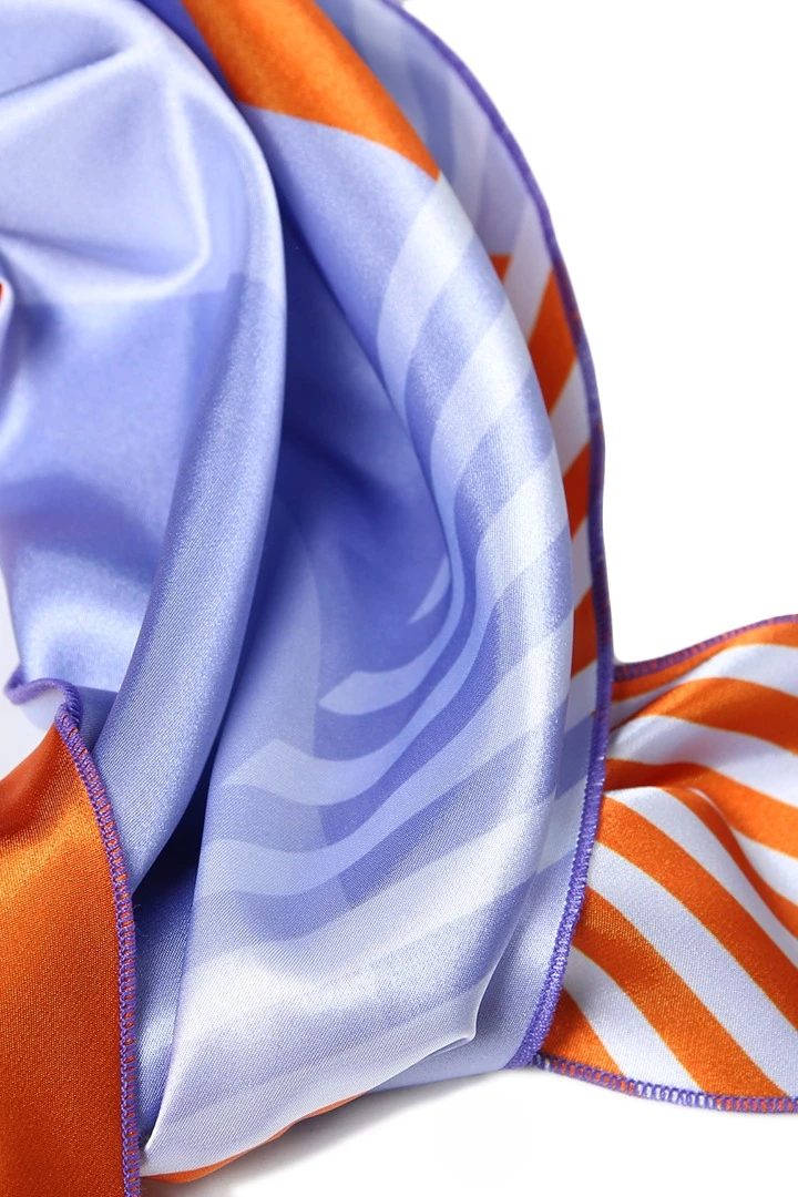 Косынка Шарлотта 75х75х105 см, с полной запечаткой "Figuri"#6