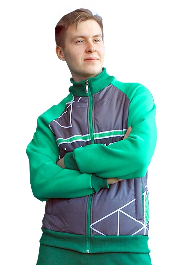 Купить толстовку Оскар унисекс "Emerald"