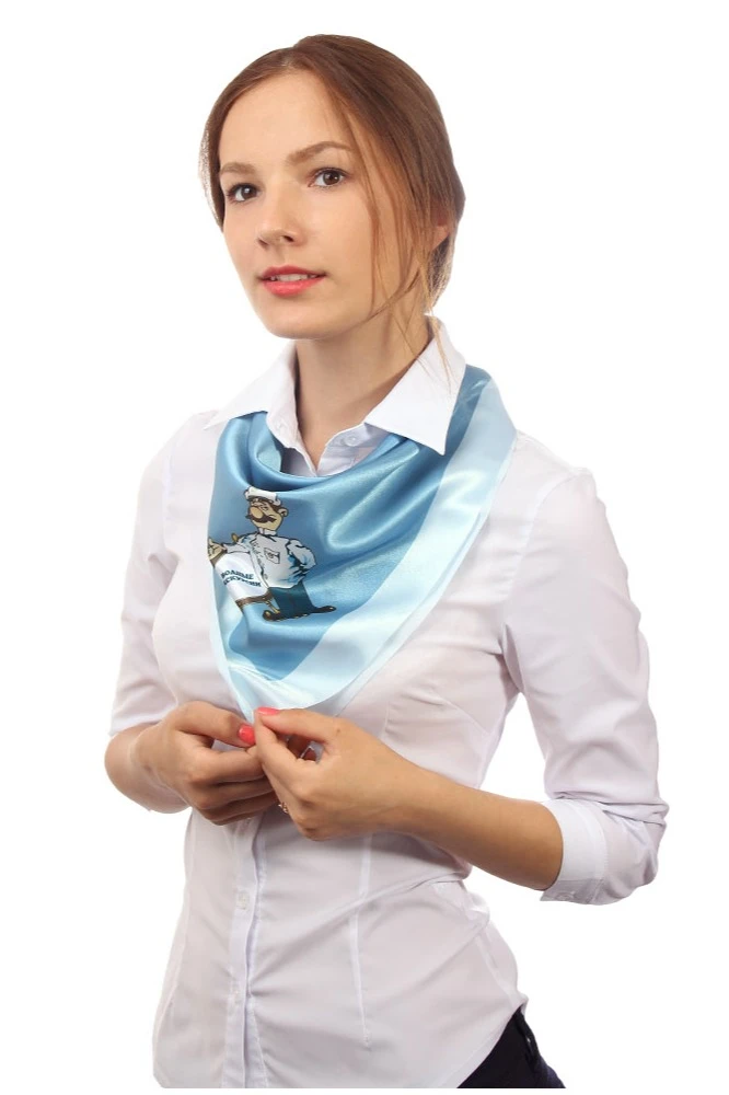 Платок Шанель 60х60 см, с полной запечаткой#1