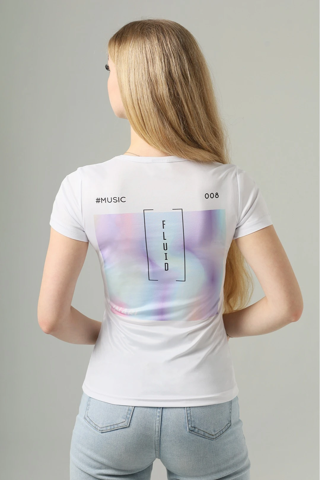 Футболка Астер из примы женская, однотонная "008"#2