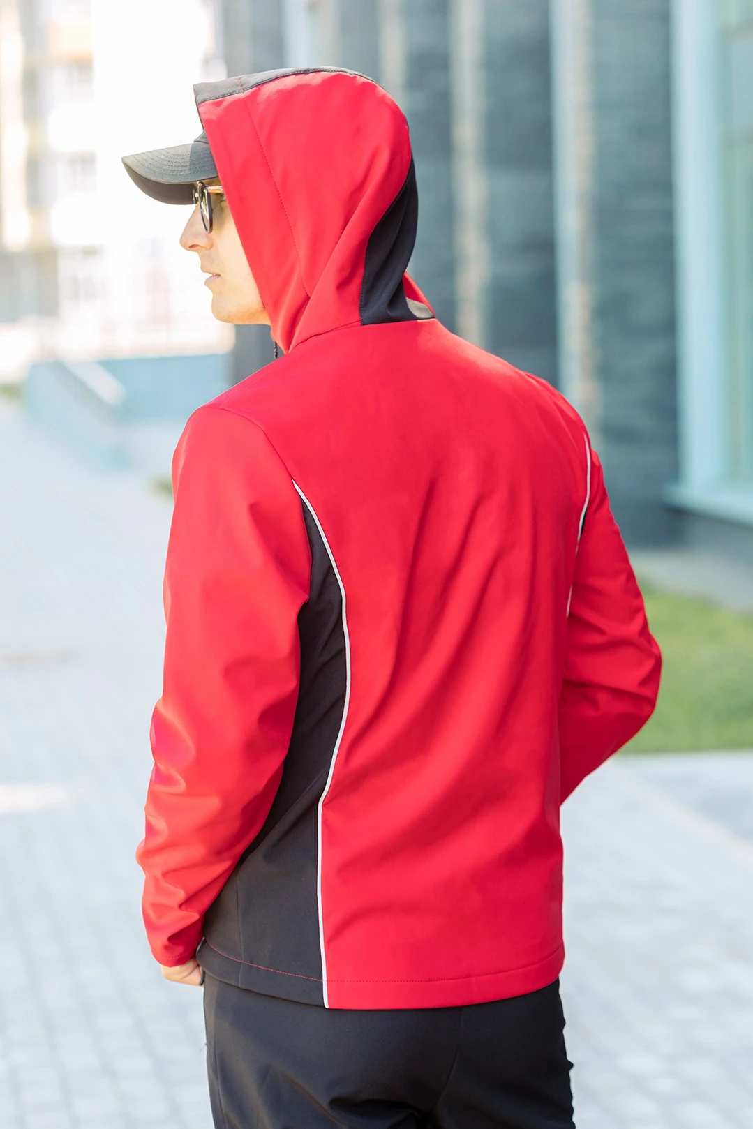 Ветровка Джаспер из софтшелла унисекс, однотонная#5