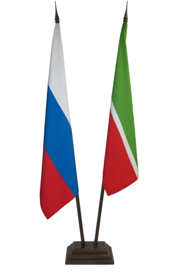 Подставка деревянная с основанием Пирамида (бук) 2 штока 2,5 м#3