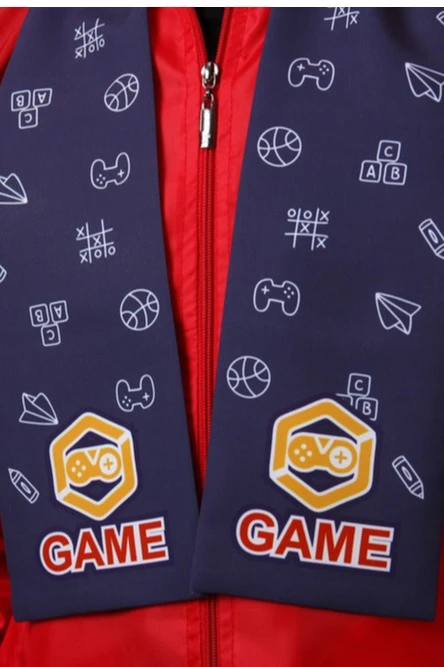 Шарф двухслойный легкий 15х100 см, с полной запечаткой#3