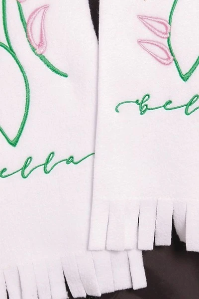 Шарф флисовый однослойный 15х100 см, однотонный "Bella"#5