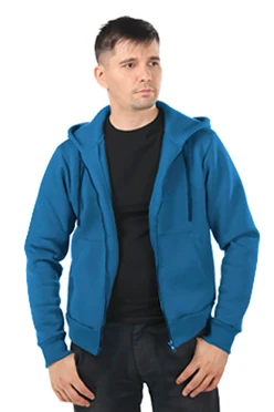 Купить толстовку голубую Рик унисекс