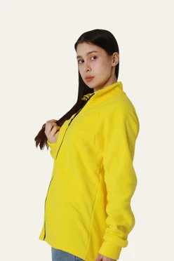 Купить толстовку Каспер флисовую унисекс, однотонную желтую