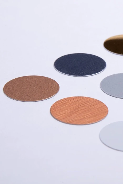 Вкладыш царапанный односторонний 50 мм 0,45 мм 50 шт, медь#1