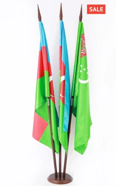 Купить подставку деревянную с основанием Шашка (бук) 3 штока