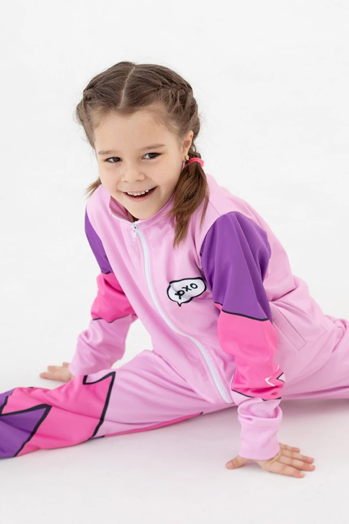 Спортивный костюм Стайлинг детский с полной запечаткой "Pinkxo"#2