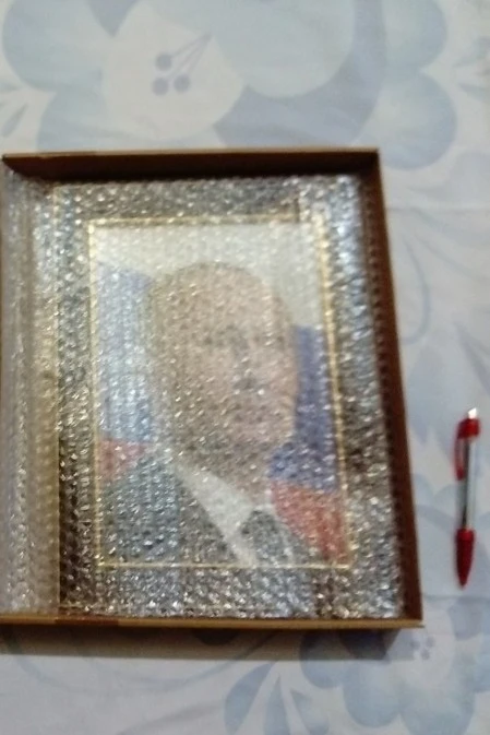 Портрет Президента РФ Путина В. В., 35х50 см, Стандарт, рама орех#5