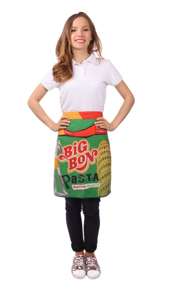 Купить Передник Айс Бокс с прямым низом, с полной запечаткой