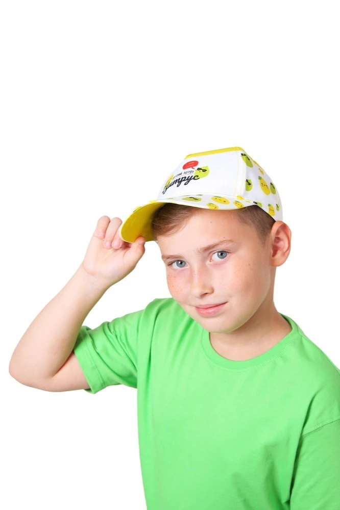 Бейсболка Стандарт детская с полной запечаткой (полиэстер) "Citrus"#2