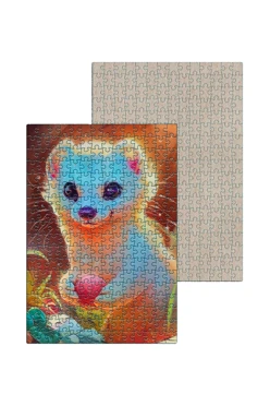 Купить пазл картонный А3 с принтом "With a balloon" Купить пазл картонный А3 с принтом "With a balloon"