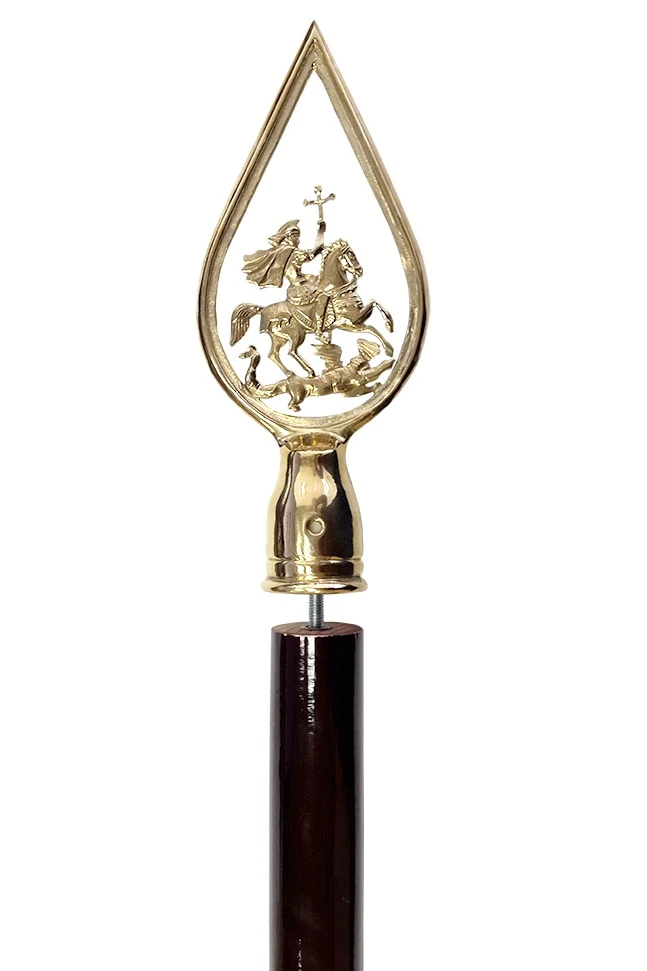 Навершие с гербом Московской области металлическое#2