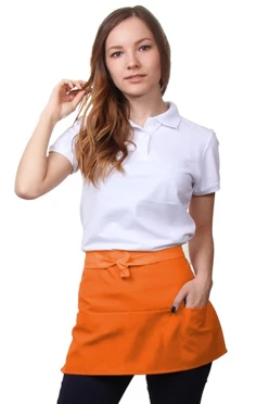 Купить передник Милан оранжевый
