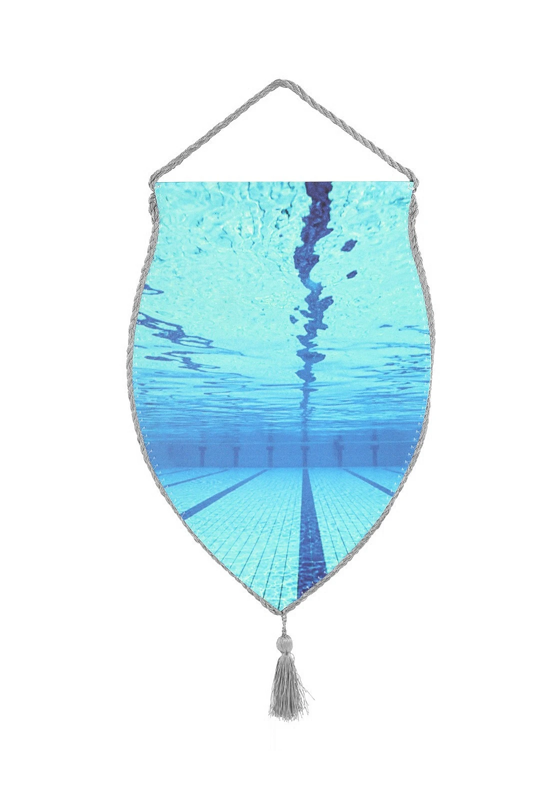 Купить вымпел щит печатный из атласа со шнуром и кистью, 20х30 см