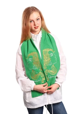 Купить шарф флисовый 15х120 см (однослойный) "Gemini"