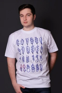 Купить футболку Степ унисекс "Морской узел"