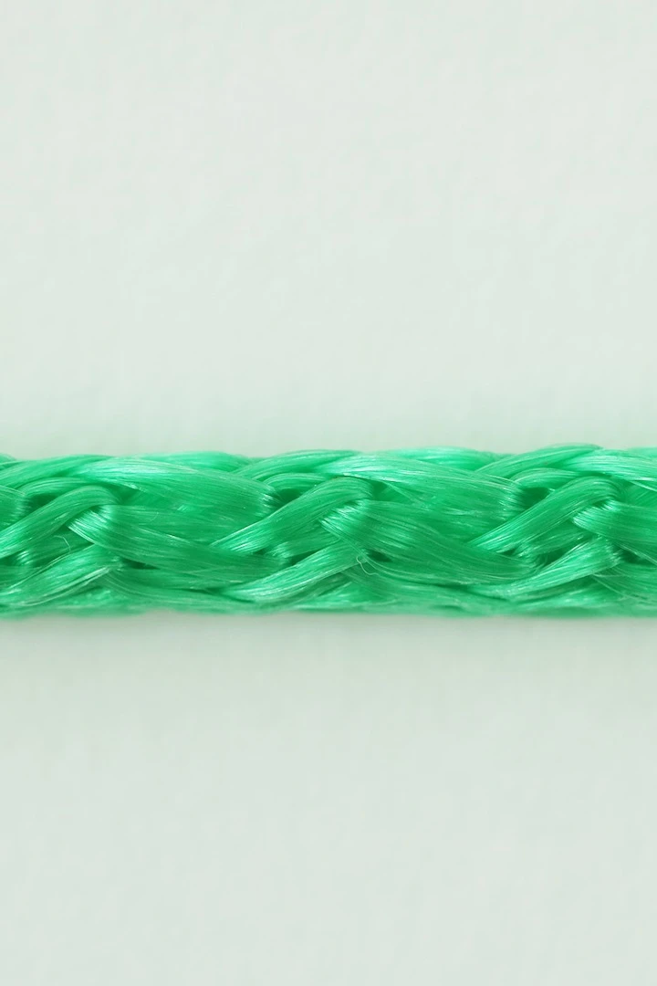 Шнур круглый с сердечником 100% ПЭ, 5 мм зеленый#1