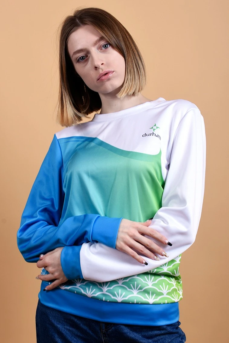 Свитшот Гарри унисекс из футера с полной запечаткой "Durham"#1