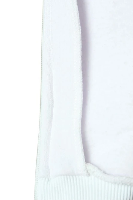 Балахон Рик из футера унисекс, однотонный белый#7