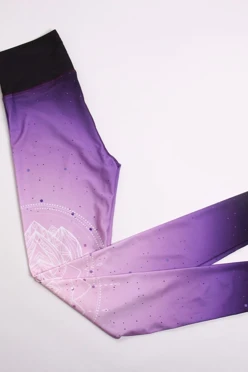 Легинсы женские с широким поясом с принтом "Magic Mandala"#2