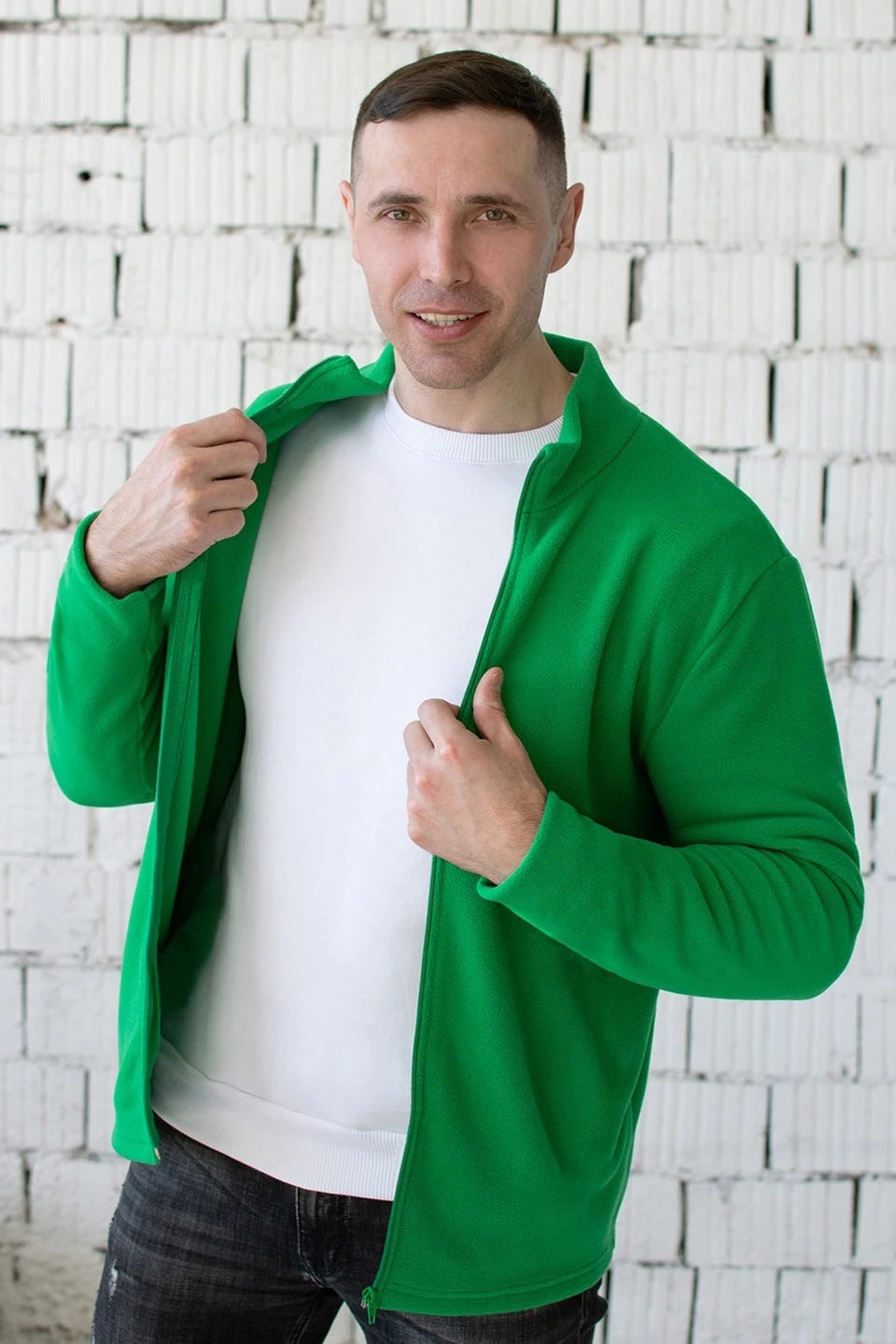 Толстовка Филл флисовая унисекс, однотонная#7