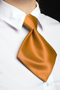 Купить галстук Аура женский оранжевый